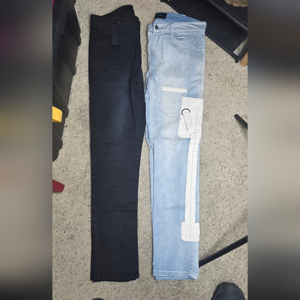 Stylish Black and Light Blue Men's Jeans